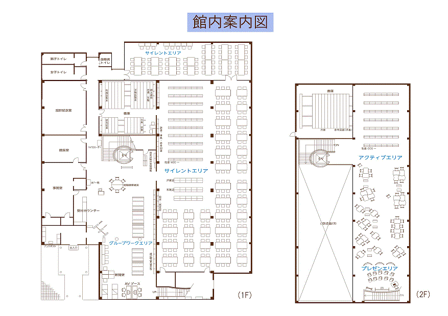 ラーニングコモンズ地図